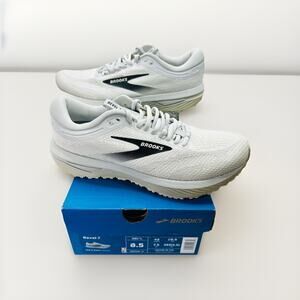 Brooks Revel 7 Running Shoes White/Beige Men’s Size 8.5 D | 1104351D178